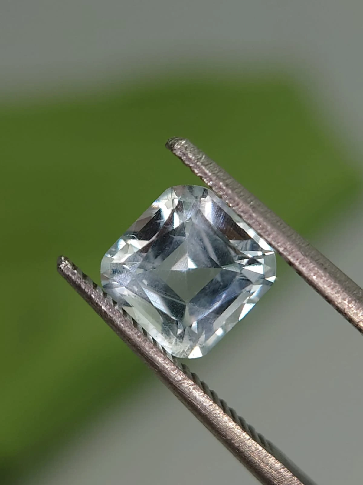 1.2ct Asscher Faceted Natural Aquamarine from Nigeria — view 4